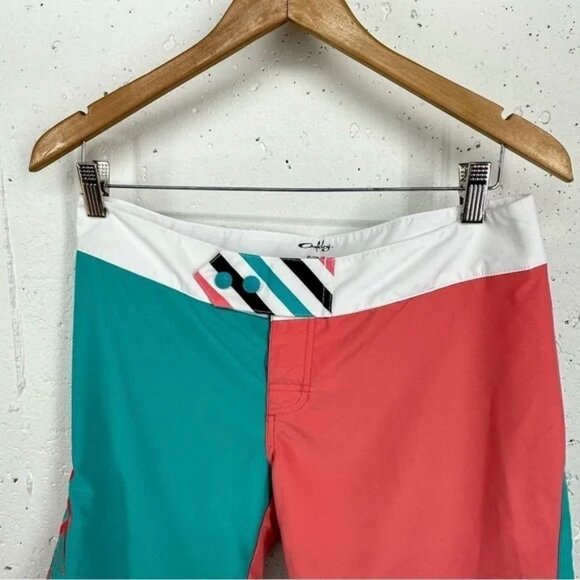 Lot of 3 5/6 Medium Billabong Pink Blue & Oakley Teal Pink Board Shorts Roxy - Picture 10 of 16